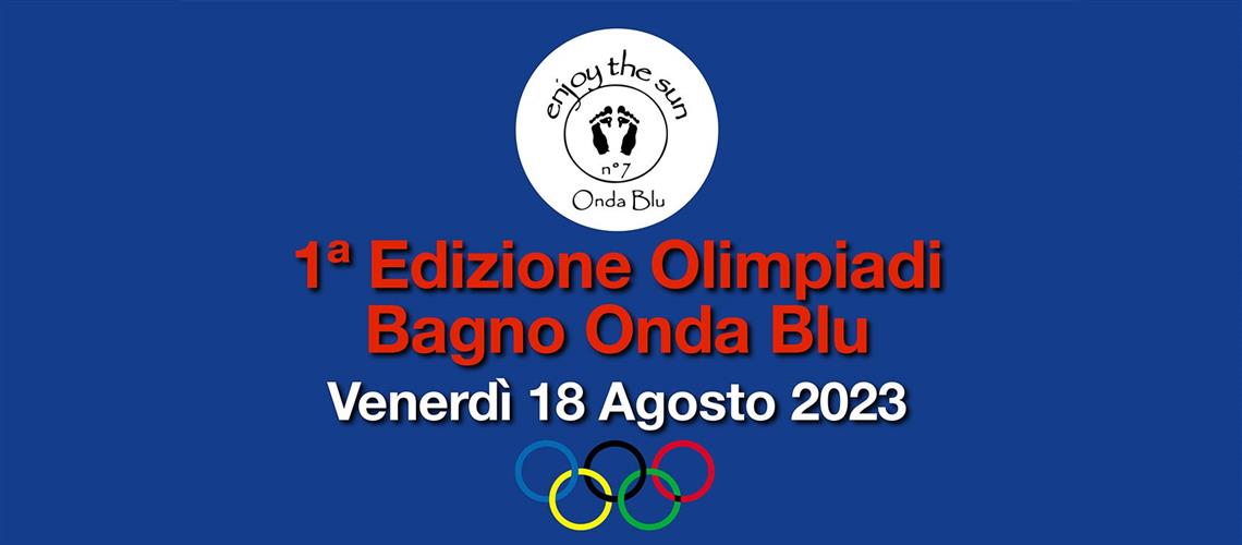 1° Edizione Olimpiadi Onda Blu